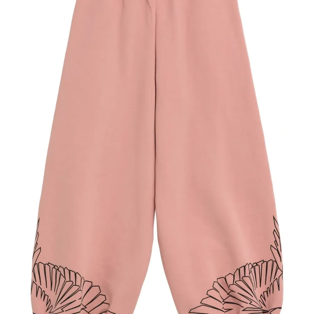 Брюки с графичным принтом