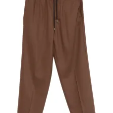 Брюки строгого кроя с кулиской