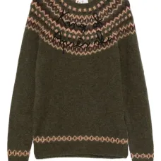 Свитер с круглым вырезом