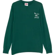 Свитер с круглым вырезом