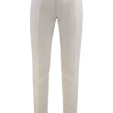 Брюки из хлопка с манжетами