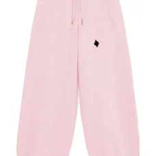 Брюки с кулиской и графичным принтом