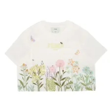 Футболка с цветочным принтом