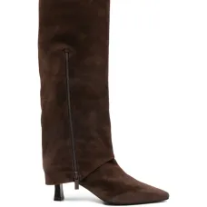 Сапоги на молнии с заостренным носком