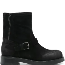 Ботинки на молнии с пряжками