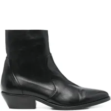 Сапоги с заостренным носком