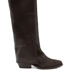 Сапоги со вставками