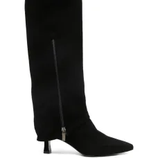 Сапоги с заостренным носком