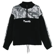 Толстовка на молнии с камуфляжным узором