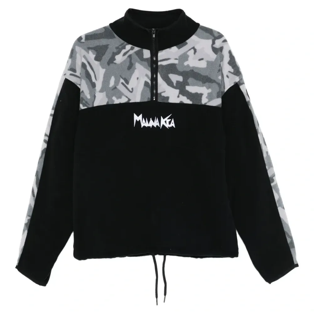 Толстовка на молнии с камуфляжным узором Толстовка на молнии с камуфляжным узором