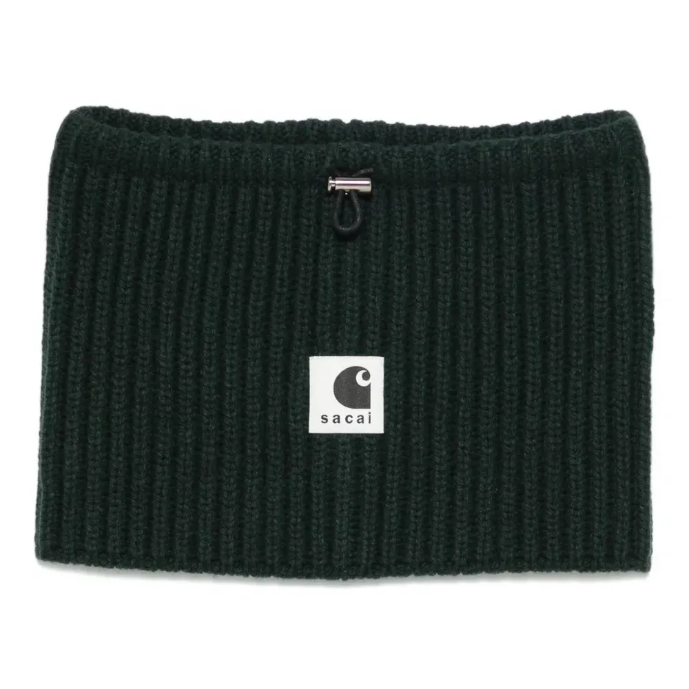 Манишка в рубчик с логотипом