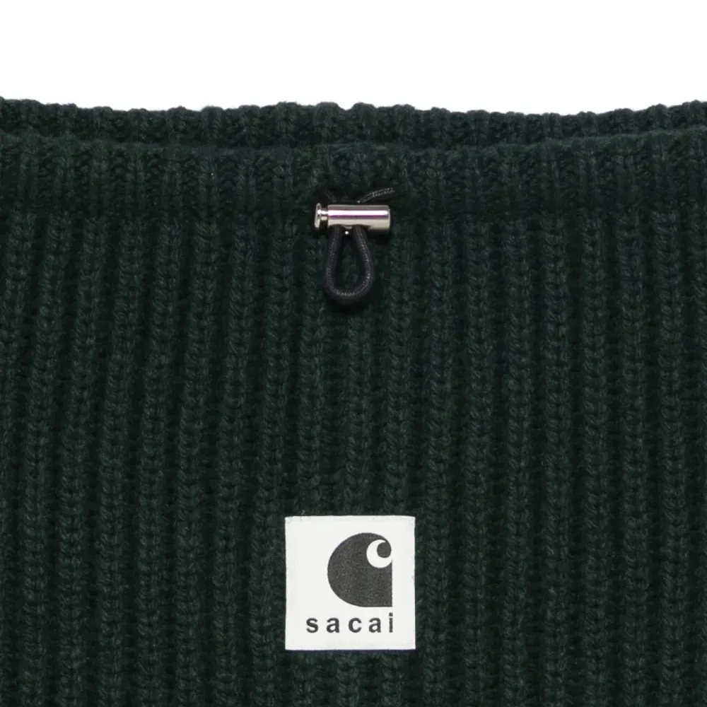 Манишка в рубчик с логотипом