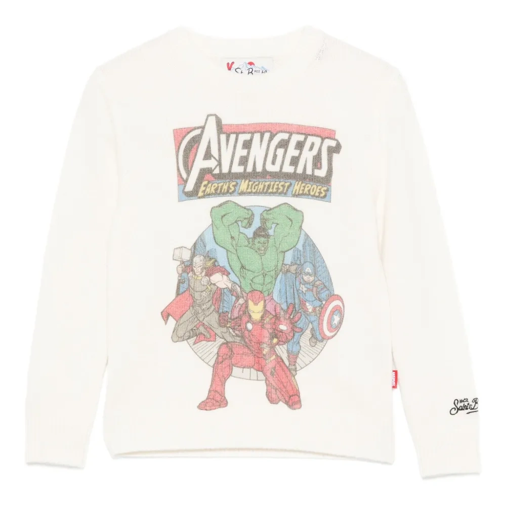 Свитер с графичным принтом