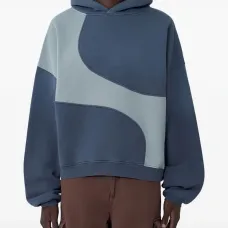 Худи с волнообразным узором