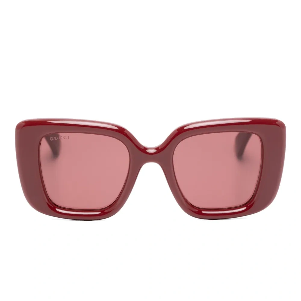 Солнцезащитные очки в прямоугольной оправе с логотипом