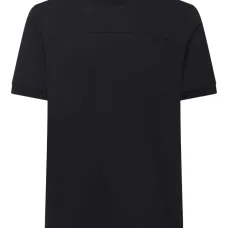 Хлопковая футболка с круглым вырезом Хлопковая футболка с круглым вырезом