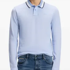 Рубашка поло с длинными рукавами