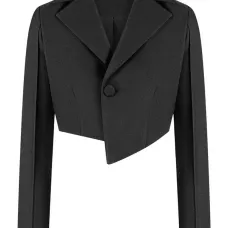 Укороченный блейзер Dina асимметричного кроя