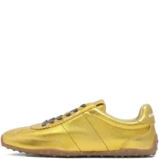 Кроссовки с эффектом металлик