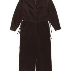 Вельветовый комбинезон с кулиской