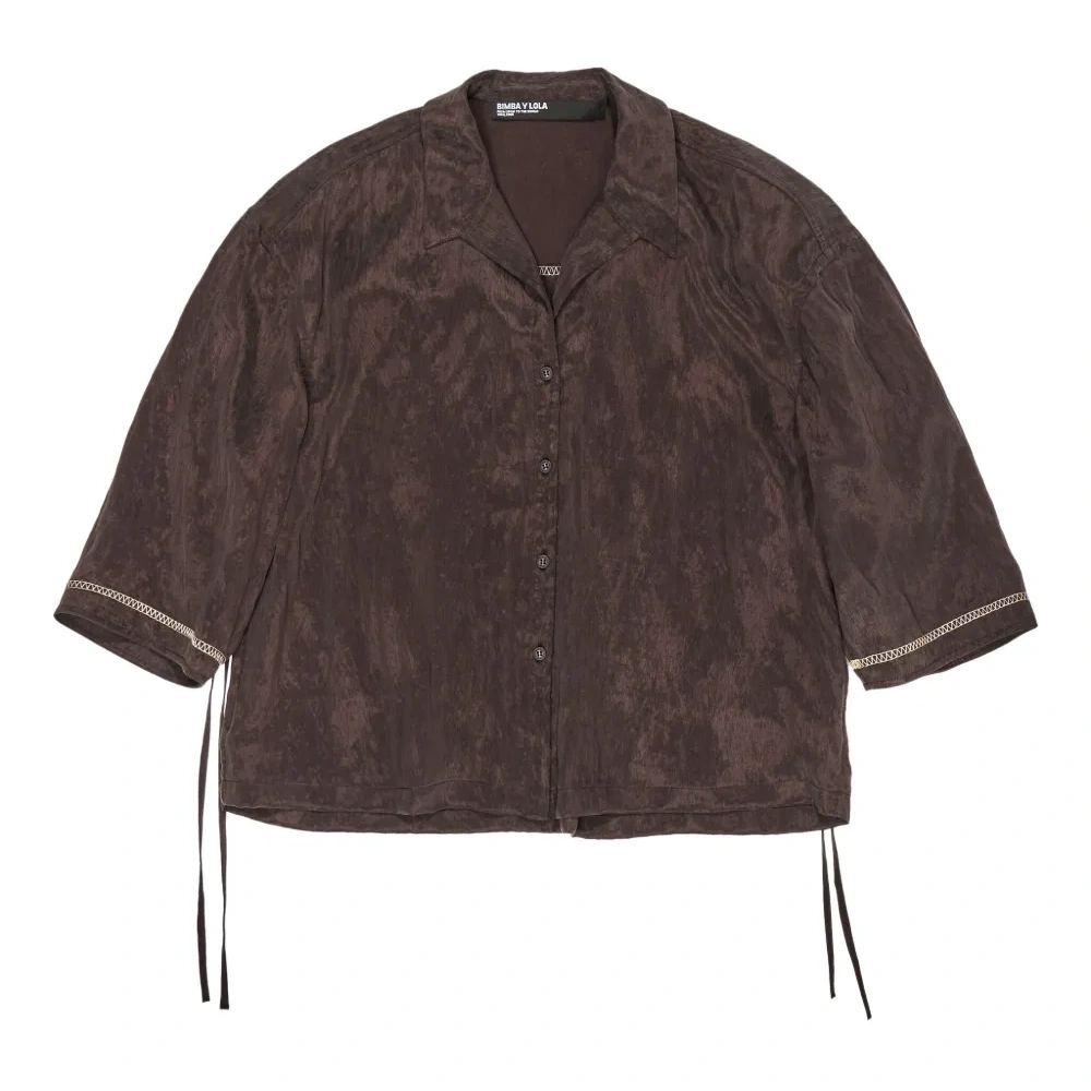 Рубашка с V-образным вырезом