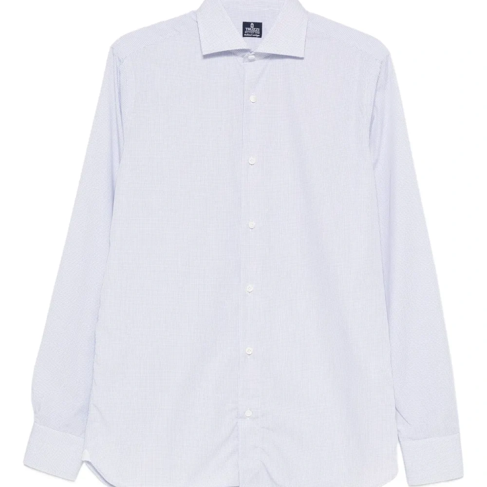 Полосатая рубашка на пуговицах