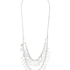 Многослойное колье с подвесками