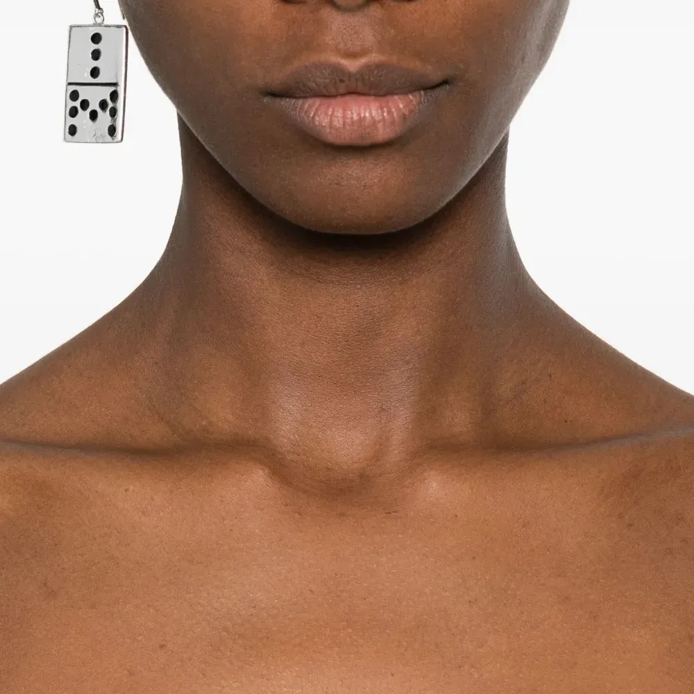 Декорированные серьги Domino