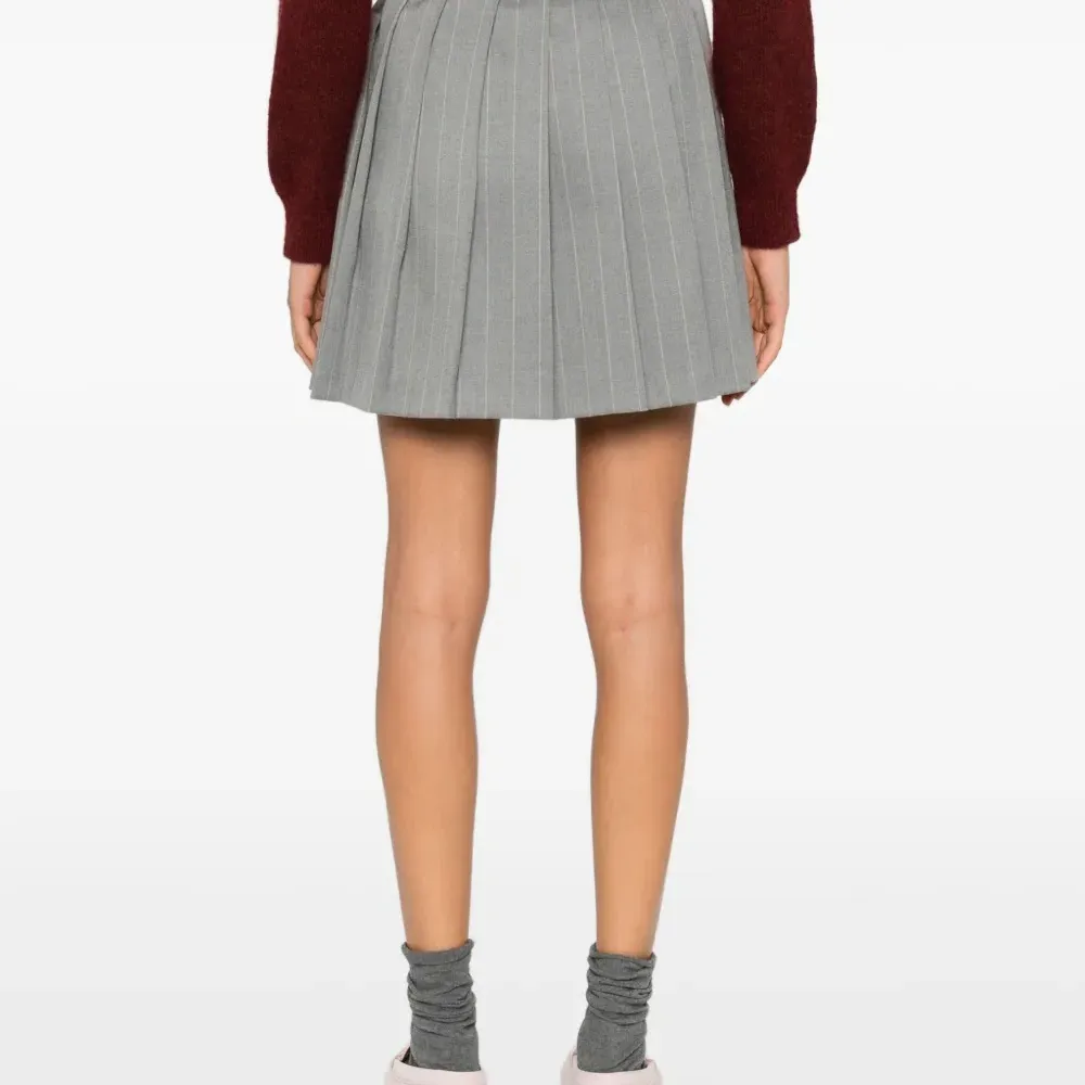 Плиссированная юбка Siena в тонкую полоску