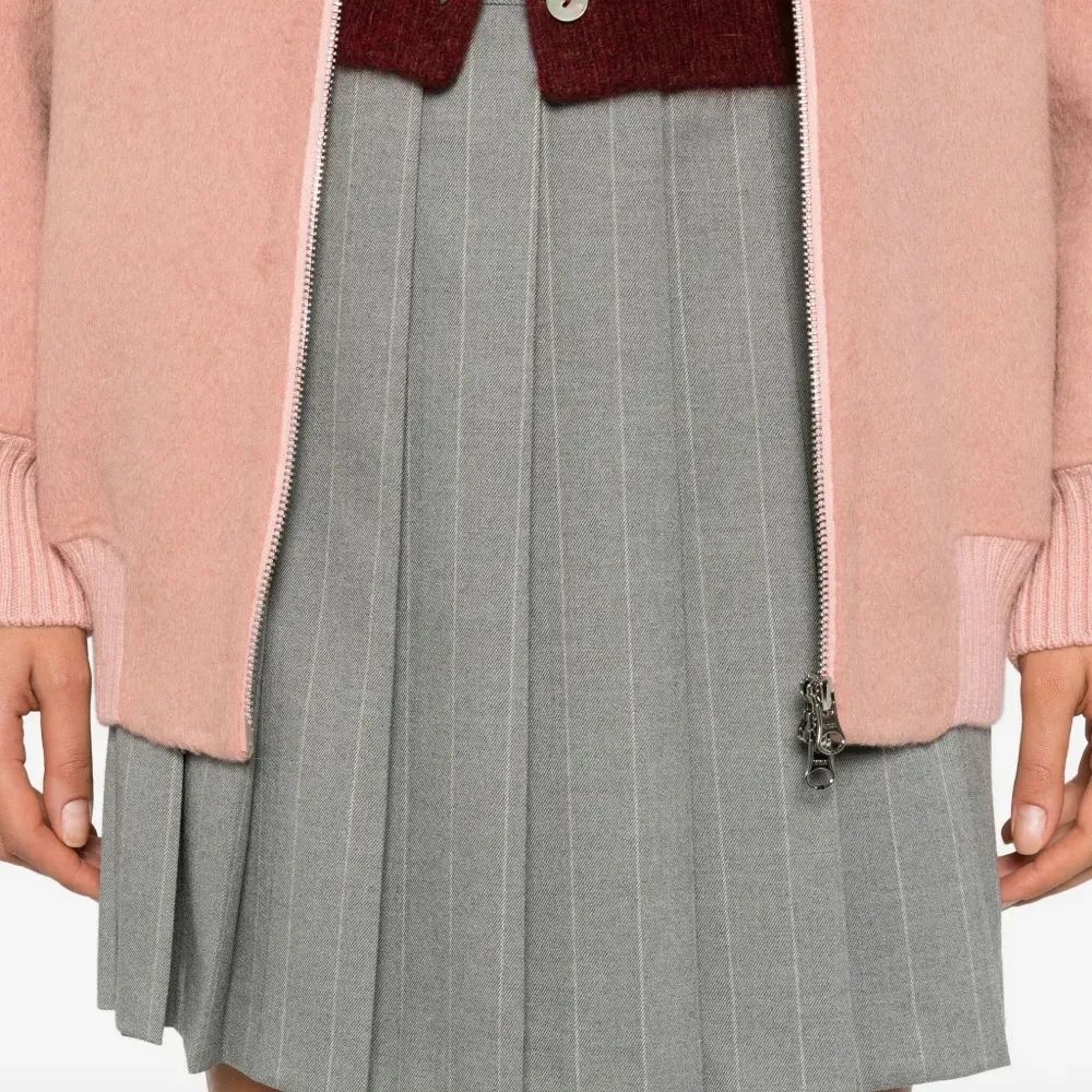 Плиссированная юбка Siena в тонкую полоску