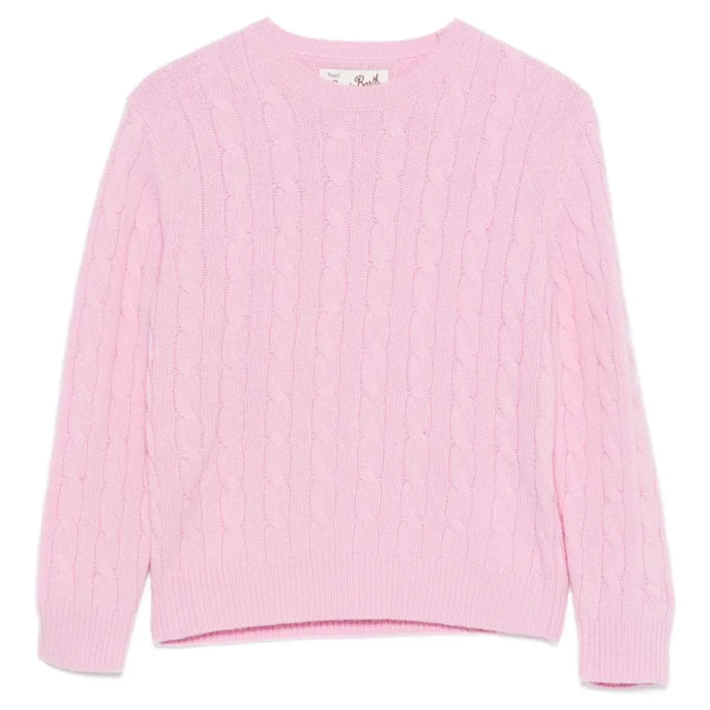 Свитер фактурной вязки с круглым вырезом