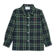 Клетчатая рубашка с вышивкой Клетчатая рубашка с вышивкой