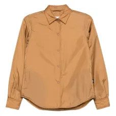 Дутая рубашка на кнопках