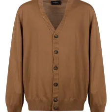 Кардиган с V-образным вырезом