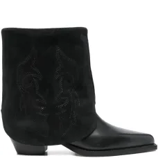 Сапоги с вышивкой