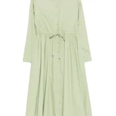 Платье-рубашка с кулиской