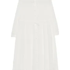 Платье-рубашка с люверсами