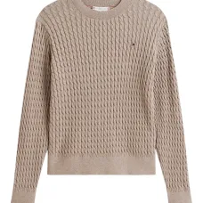 Свитер фактурной вязки