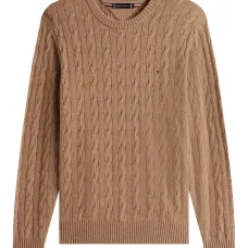 Пуловер фактурной вязки