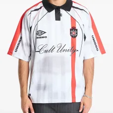 Рубашка поло с отделкой в полоску Рубашка поло с отделкой в полоску