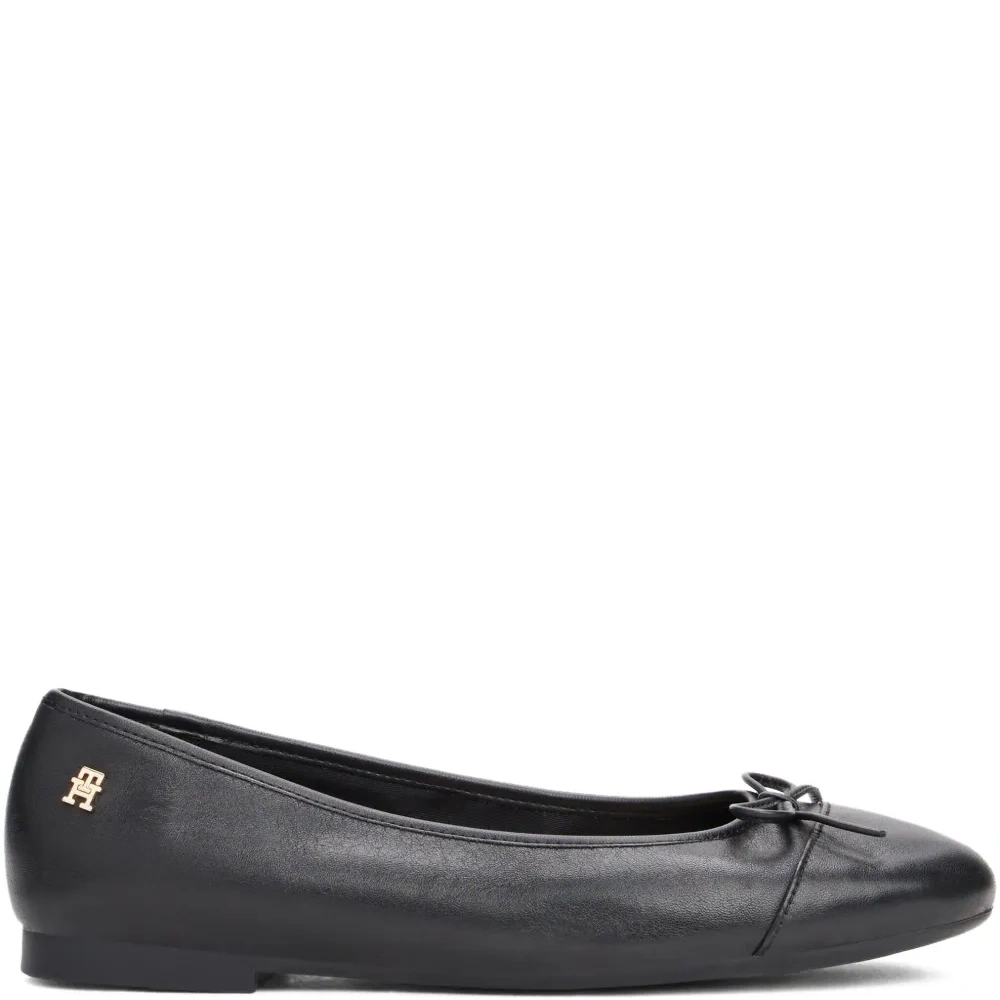 Балетки с бантом