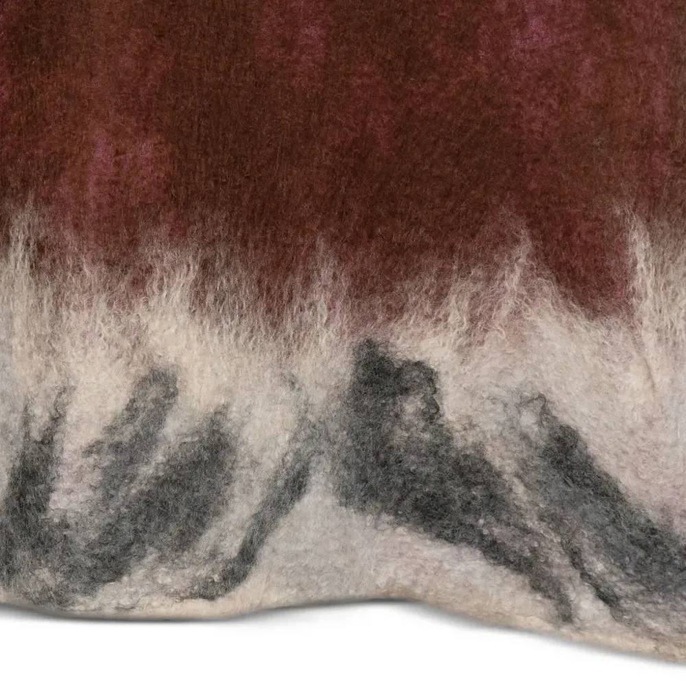 Шарф с ломаным краем