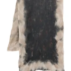 Шарф с ломаным краем