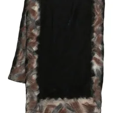 Шарф с ломаным краем