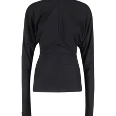 Топ с высоким воротником