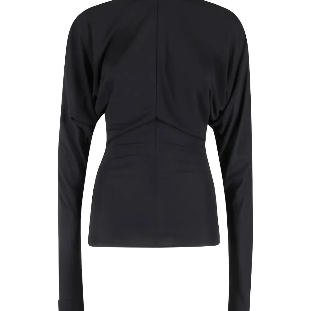 Топ с высоким воротником