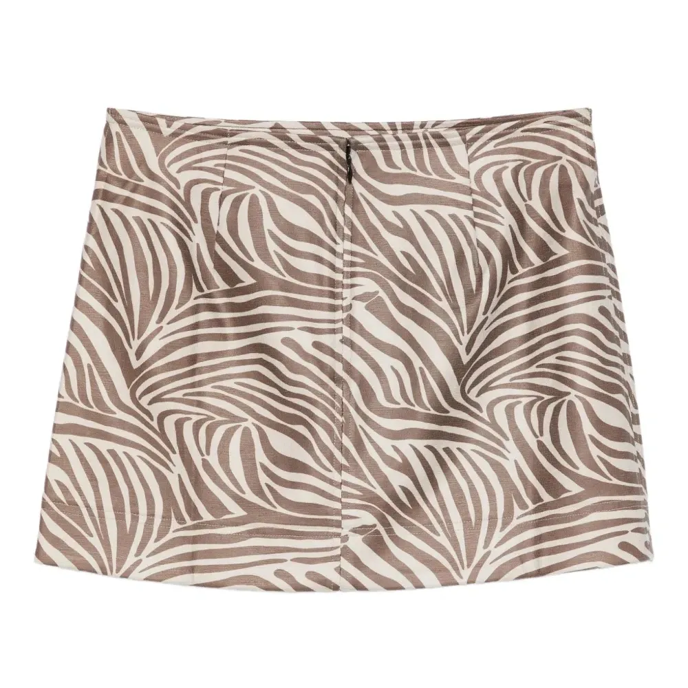 Юбка мини с зебровым принтом Юбка мини с зебровым принтом
