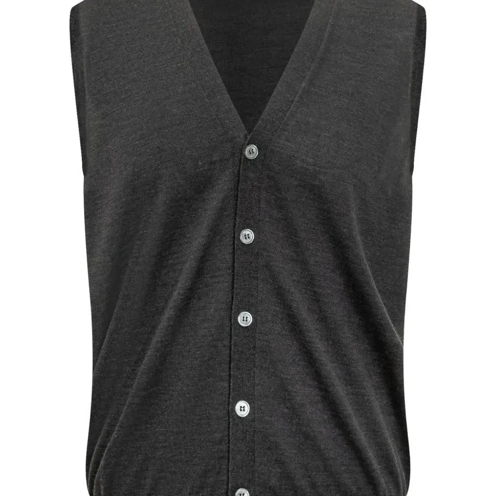 Шерстяной жилет на пуговицах