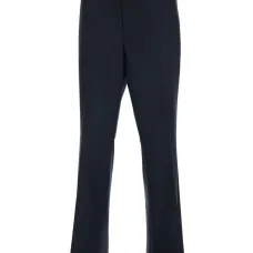 Брюки в тонкую полоску