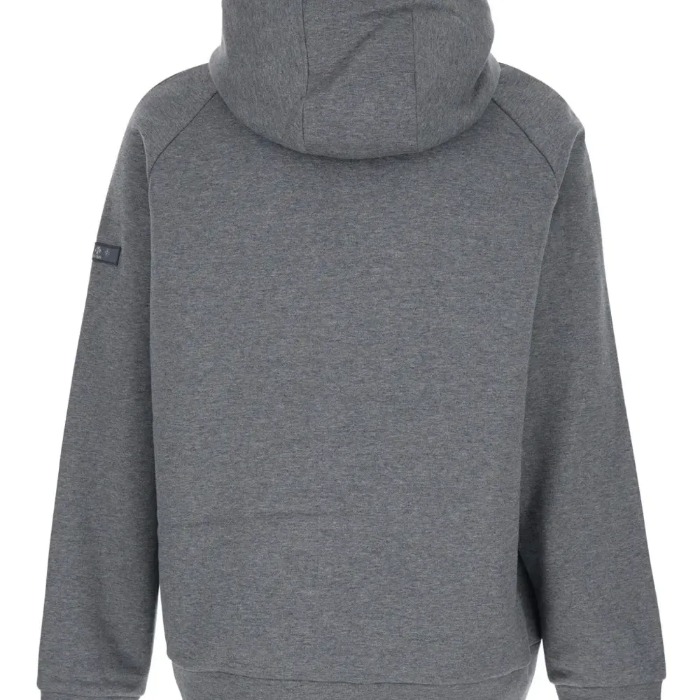 Худи на молнии с нашивкой-логотипом